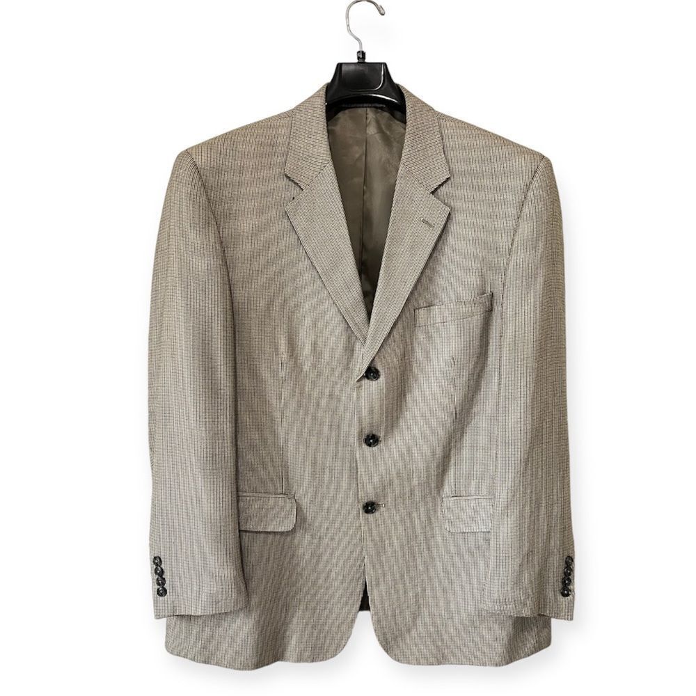 Daniel Gray Blazer, Brown/Cream/Neutral, 44R
